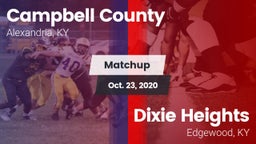 Matchup: Campbell County vs. Dixie Heights  2020