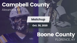 Matchup: Campbell County vs. Boone County 2020