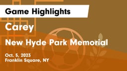 Carey  vs New Hyde Park Memorial  Game Highlights - Oct. 5, 2023