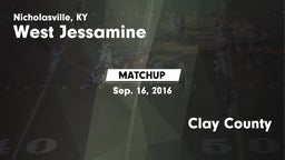 Matchup: West Jessamine High vs. Clay County 2016
