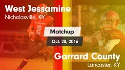 Matchup: West Jessamine High vs. Garrard County  2016