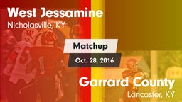 Matchup: West Jessamine High vs. Garrard County  2016