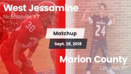 Matchup: West Jessamine High vs. Marion County  2018