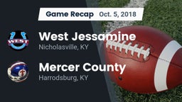Recap: West Jessamine  vs. Mercer County  2018