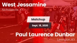 Matchup: West Jessamine High vs. Paul Laurence Dunbar  2020