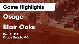 Osage  vs Blair Oaks Game Highlights - Dec. 2, 2021