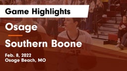 Osage  vs Southern Boone  Game Highlights - Feb. 8, 2022