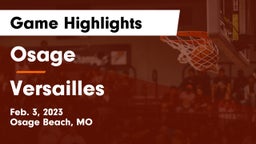 Osage  vs Versailles  Game Highlights - Feb. 3, 2023