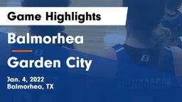 Balmorhea  vs Garden City Game Highlights - Jan. 4, 2022