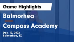 Balmorhea  vs Compass Academy Game Highlights - Dec. 10, 2022