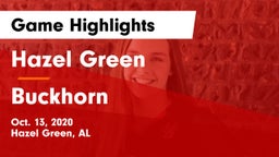 Hazel Green  vs Buckhorn  Game Highlights - Oct. 13, 2020