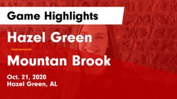 Hazel Green  vs Mountan Brook Game Highlights - Oct. 21, 2020