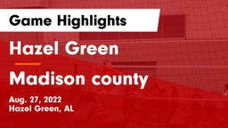 Hazel Green  vs Madison county Game Highlights - Aug. 27, 2022