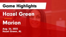 Hazel Green  vs Marion Game Highlights - Aug. 26, 2023