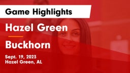Hazel Green  vs Buckhorn  Game Highlights - Sept. 19, 2023
