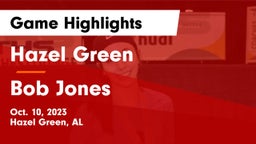 Hazel Green  vs Bob Jones  Game Highlights - Oct. 10, 2023
