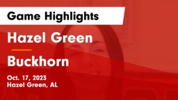 Hazel Green  vs Buckhorn Game Highlights - Oct. 17, 2023