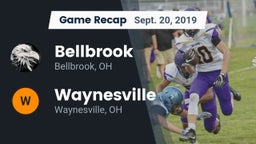 Recap: Bellbrook  vs. Waynesville  2019