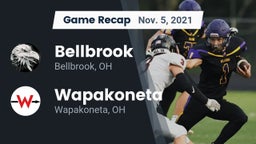 Recap: Bellbrook  vs. Wapakoneta  2021