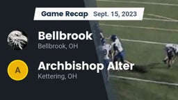 Recap: Bellbrook  vs. Archbishop Alter  2023