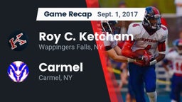 Recap: Roy C. Ketcham  vs. Carmel  2017