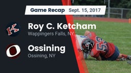 Recap: Roy C. Ketcham  vs. Ossining  2017