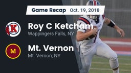 Recap: Roy C Ketcham vs. Mt. Vernon  2018