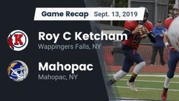 Recap: Roy C Ketcham vs. Mahopac  2019