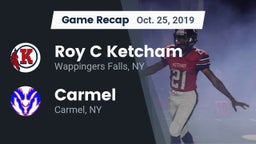 Recap: Roy C Ketcham vs. Carmel  2019