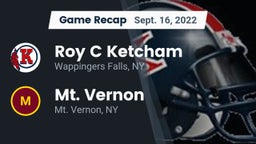 Recap: Roy C Ketcham vs. Mt. Vernon  2022