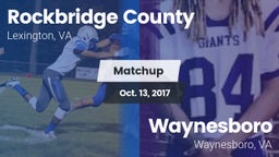Matchup: Rockbridge County vs. Waynesboro  2017