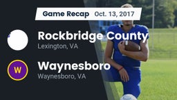 Recap: Rockbridge County  vs. Waynesboro  2017