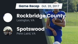Recap: Rockbridge County  vs. Spotswood  2017