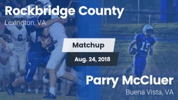 Matchup: Rockbridge County vs. Parry McCluer  2018