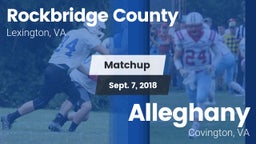 Matchup: Rockbridge County vs. Alleghany  2018