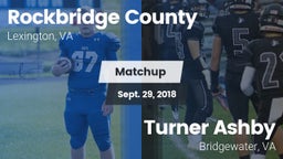 Matchup: Rockbridge County vs. Turner Ashby  2018
