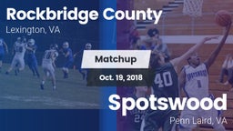 Matchup: Rockbridge County vs. Spotswood  2018
