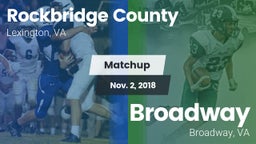 Matchup: Rockbridge County vs. Broadway  2018