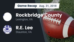 Recap: Rockbridge County  vs. R.E. Lee  2018