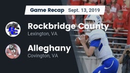 Recap: Rockbridge County  vs. Alleghany  2019