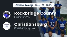 Recap: Rockbridge County  vs. Christiansburg  2019