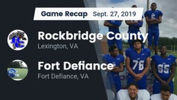 Recap: Rockbridge County  vs. Fort Defiance  2019