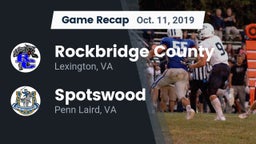Recap: Rockbridge County  vs. Spotswood  2019