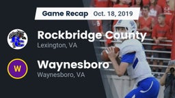 Recap: Rockbridge County  vs. Waynesboro  2019