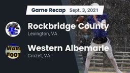 Recap: Rockbridge County  vs. Western Albemarle  2021
