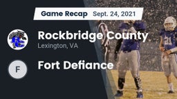 Recap: Rockbridge County  vs. Fort Defiance 2021