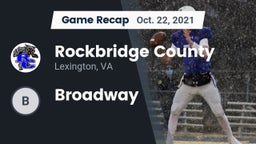 Recap: Rockbridge County  vs. Broadway  2021
