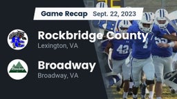 Recap: Rockbridge County  vs. Broadway  2023