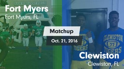 Matchup: Fort Myers High vs. Clewiston  2016