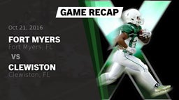 Recap: Fort Myers  vs. Clewiston  2016